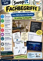 Vorschau - Arbeitsblätter - 🌍 14 FACHBEGRIFFE | Weltreligionen im Überblick | Karteikarten + Wortspeicher + Swap It Klassensatz + Übungsblatt + Test A/B + Lösungen + Smartboard-Quiz 🎮 - Deckblatt