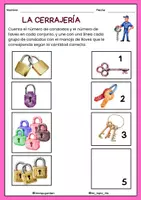 Vista previa - Hojas de trabajo - Pienso, Cuento y Resuelvo: Infantil (Problemas matematicos) - página 3