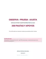Vista previa - Unidades / Secuencias / Situaciones de Aprendizaje - 300 PAUTAS Y APOYOS - observa, prueba y ajusta - Portada