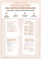 Vorschau - Merkblätter - Klasse 5 · Geschichte · Antikes Griechenland, Einheit & Demokratie - Deckblatt