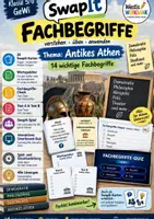Vorschau - Arbeitsblätter - 🏛️ 14 FACHBEGRIFFE | Antikes Athen | Karteikarten + Wortspeicher + Swap It Klassensatz + Übungsblatt + Test A/B + Lösungen + Smartboard-Quiz 🎮 - Deckblatt
