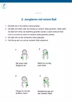 Vorschau - Unterrichtsreihen - Jonglieren mit Bällen - Sportunterricht - Seite 3