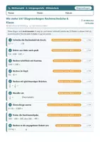 Vorschau - Arbeitsblätter - Rechenschwäche Förderung Klasse 6 Mathematik - Seite 1