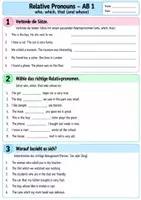 Vorschau - Arbeitsblätter - Relative Pronouns – Merkblatt & Übungsaufgaben | Relativpronomen - Seite 2