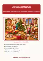 Vorschau - Arbeitsblätter - Die Weihnachtsstube – Lesespurgeschichte mit Rätselaufgaben (Klasse 3) - Seite 1