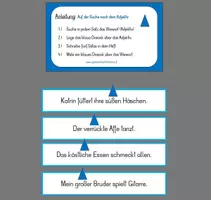 Vorschau - Stationenlernen - Auf der Suche nach dem Adjektiv - Deckblatt