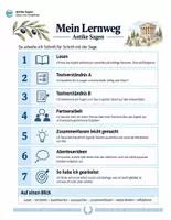 Vorschau - Stundenentwürfe - Antike Sagen – 5er-Paket | Lesetexte, Silbenschrift &Leseverständnis #Nr. 3#Klasse 4–6 - Seite 3