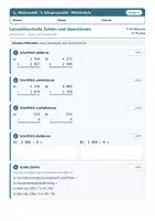 Vorschau - Test - Mittelschule Klasse 5 – Diagnosetests & Lernzielkontrollen - Seite 1
