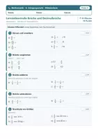 Vorschau - Arbeitsblätter - Mathematik 6 Mittelschule - Komplettpaket + Lernzielkontrollen + Grundwissen - Seite 1