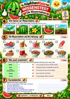 Vorschau - Test - Wassermelone Wissenstest & Zusatzaufgabe Sachunterricht - Seite 2