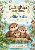 Aperçu - Affichage - Calendrier perpétuel petite loutre - Page de couverture