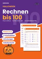 Vorschau - Arbeitsblätter - Halloween Rechnen bis 100 Klasse 2/3 - Deckblatt