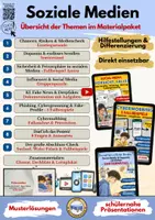 Vorschau - Arbeitsblätter - Soziale Medien & Medienkompetenz – Unterrichtsreihe | Fake News, Cybermobbing, Influencer | Klasse 7–8 - Seite 2