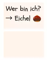 Vorschau - Aufgabenkarten - LESERÄTSEL
HERBST & WINTER
KLASSE 1
„WER BIN ICH?“ - Seite 2