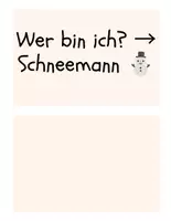 Vorschau - Aufgabenkarten - LESERÄTSEL
HERBST & WINTER
KLASSE 1
„WER BIN ICH?“ - Seite 3
