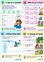 Vorschau - Aufgabenkarten - Treffende Verben – 32 Aufgabenkarten | 3./4. Klasse - Seite 3