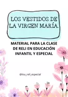 Vista previa - Juegos / Gamificación - Material recortable: los vestidos de la Virgen María. - Portada