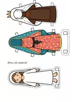 Vista previa - Juegos / Gamificación - Material recortable: los vestidos de la Virgen María. - página 3