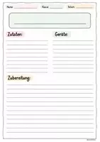 Vorschau - Arbeitsblätter - Übung zum Thema Vorgangsbeschreibung Rezepte (Gemüsesuppe) - Seite 2