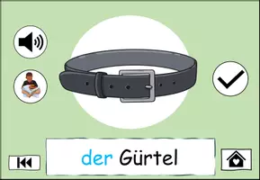 Vorschau - Interaktives Material - Interaktives Wortschatztraining "Sonstige Kleidung" DaZ / DaF / Deutsch - Seite 3