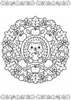 Vorschau - Mal- und Bastelvorlagen - Herbst / Halloween Mandalas - Ausmalbilder - Seite 2