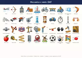 anteprima - Clipart / Immagini originali - 292 clipart di fisica in stile sketchnote (PNG) - Pagina 1