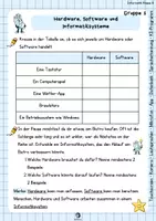 Vorschau - Arbeitsblätter - Hardware, Software, Informatiksystem | Verstehen, zuordnen und eigene Systeme entwickeln | mit Präsentation - Seite 2