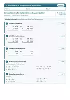 Vorschau - Arbeitsblätter - Mathematik 5 Gymnasium - Komplettpaket + Lernzielkontrollen - Seite 1
