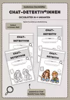 Vorschau - Anderer Materialtyp - Deckblätter: Chat-Detektiv*innen - Digitale Grundbildung, Medienbildung - Deckblatt