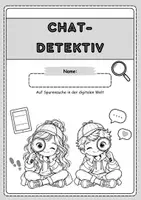 Vorschau - Anderer Materialtyp - Deckblätter: Chat-Detektiv*innen - Digitale Grundbildung, Medienbildung - Seite 1