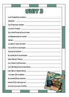 Vorschau - Arbeitsblätter - Travelling - Vocabulary Worksheet - Deckblatt