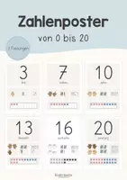 Vorschau - Arbeitsblätter - Zahlenposter 0 bis 20 | Klasse 1 - Deckblatt