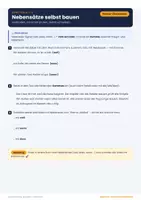 Vorschau - Stundenentwürfe - Komma beim Nebensatz (weil, dass, wenn) – Zeichensetzung - Seite 3