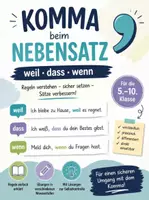 Vorschau - Stundenentwürfe - Komma beim Nebensatz (weil, dass, wenn) – Zeichensetzung - Deckblatt