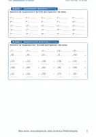 Vorschau - Klassenarbeiten - Mathe-Test: Quadratzahlen & Wurzeln ($1^2$ bis $25^2$) – Grundlagen sicher beherrschen (Klasse 7–9) - Seite 1