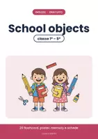 anteprima - Esercizi - 🌍 School objects: 20 flashcard di inglese primaria - Pagina 1