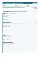 Vorschau - Test - Realschule Klasse 9 – Diagnosetests & Lernzielkontrollen - Seite 1