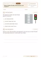 Vorschau - Stundenentwürfe - Warum haben Straßen Zebrastreifen und Ampeln? Einzelne Sachunterrichtsstunden mit Lösungen - Seite 2