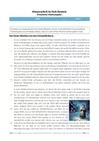 Vorschau - Klassenarbeiten - Erweiterte Inhaltsangabe - Klasse 7-8 (Klassenarbeit I - "Das kleine Mädchen mit den Schwefelhölzern" inkl. Bewertungsbogen) - Seite 1