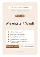 Vorschau - Stundenentwürfe - Wie entsteht Wind? Einzelne Sachunterrichtsstunden mit Lösungen - Deckblatt