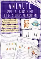 Vorschau - Unterrichtsreihen - Anlaute Bildkarten & Buchstabenkarten | Anlautspiele für Klasse 1 & Vorschule | fibelunabhängig - Deckblatt