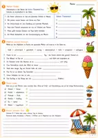 Vorschau - Arbeitsblätter - Sommerwörter & Sprache | Wortarten, Nomen, Verben & Adjektive - Seite 2