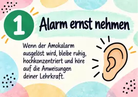 Vorschau - Arbeitsblätter - Was mache ich bei Amokalarm? - kindgerechtes Material für die Schule - Seite 2