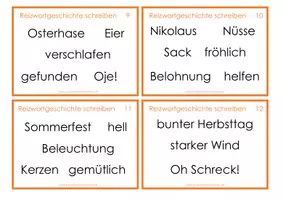 Vorschau - Aufgabenkarten - Reizwortgeschichte - Seite 3
