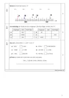 Vorschau - Klassenarbeiten - Klassenarbeit Mathematik Klasse 5 – Daten und natürliche Zahlen mit Bewertungsbogen - Seite 1