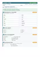 Vorschau - Arbeitsblätter - Simple Past – Englisch Grammatik 6 Realschule - Seite 1