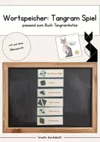 Vorschau - Poster - Tangram Spiel / Wortspeicher / Tangramkatze - Deckblatt