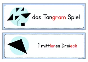 Vorschau - Poster - Tangram Spiel / Wortspeicher / Tangramkatze - Seite 2