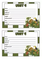 Vorschau - Arbeitsblätter - Adjectives describing animals - Vocabulary Worksheet - Deckblatt