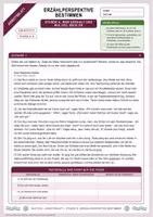 Vorschau - Arbeitsblätter - Erzählperspektive in der Kurzgeschichte: personal, auktorial, neutral | Unterrichtsstunde mit Materialtext, Arbeitsblättern und Lösungen | Deutsch Klasse 9/10 - Seite 3
